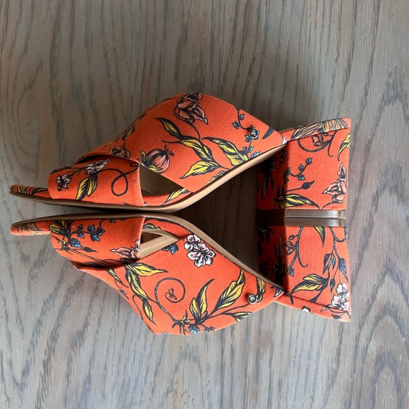 Sam Edelman-Floral fabric mule size 8 - Picture 3 of 5